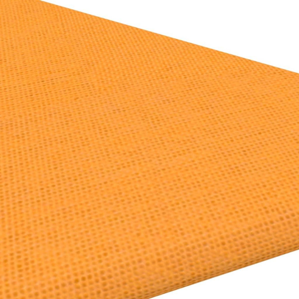vidaXL Väggpaneler 12 st ljusgul 30x30 cm tyg 0,54 m² Gul