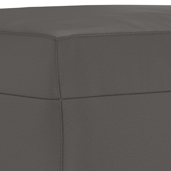 vidaXL Bänk grå 70x35x41 cm konstläder Grå