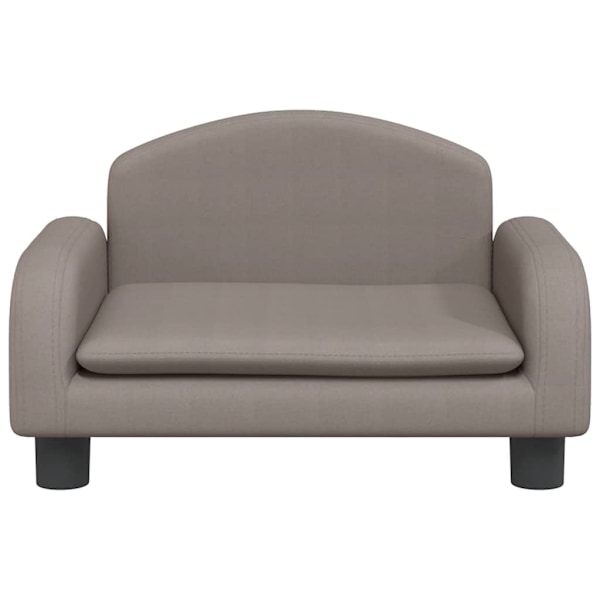 vidaXL Hundbädd taupe 50x40x30 cm tyg Taupe