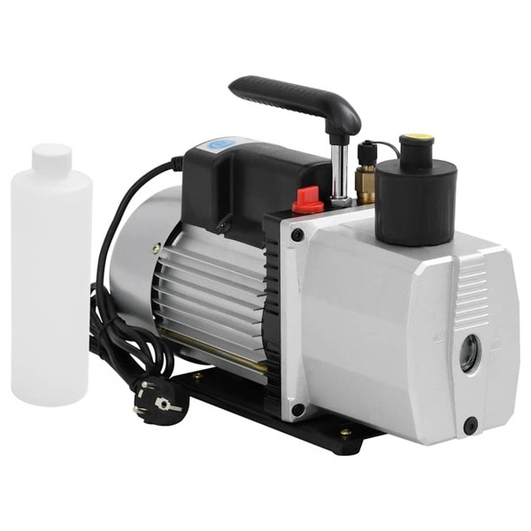 vidaXL Vakuumpump 2-stegs 100 L / min Svart