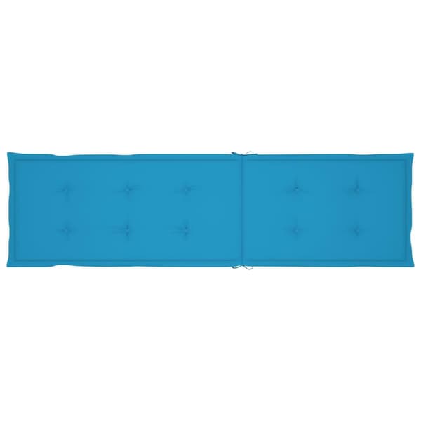vidaXL Solsängsdyna blå (75+105)x50x3 cm Blå