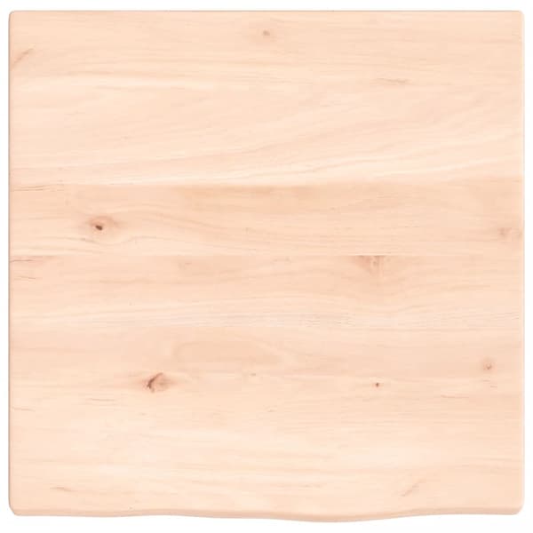 vidaXL Hyllplan 40x40x2 cm obehandlad massiv ek Brun