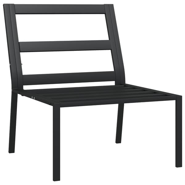 vidaXL Trädgårdsstolar med grå dynor 2 st 60x74x79 cm stål art