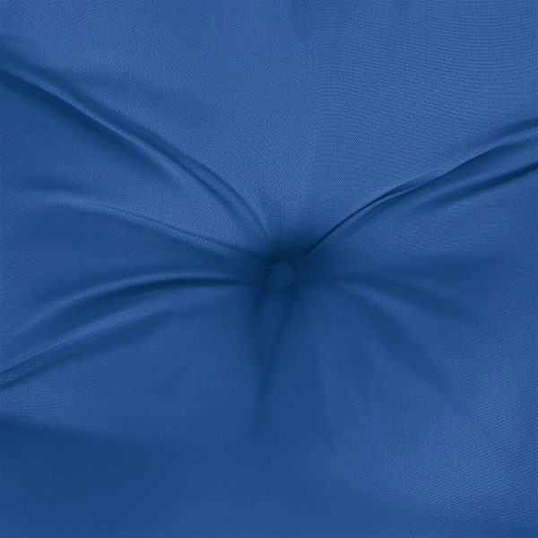 vidaXL Palldyna kungsblå 80x80x12 cm tyg Blå