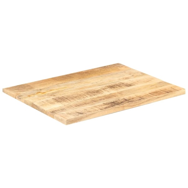 vidaXL Bordsskiva i massivt mangoträ 25-27 mm 80x70 cm Brun