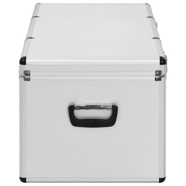 vidaXL Förvaringsväskor 3 st silver aluminium Silver