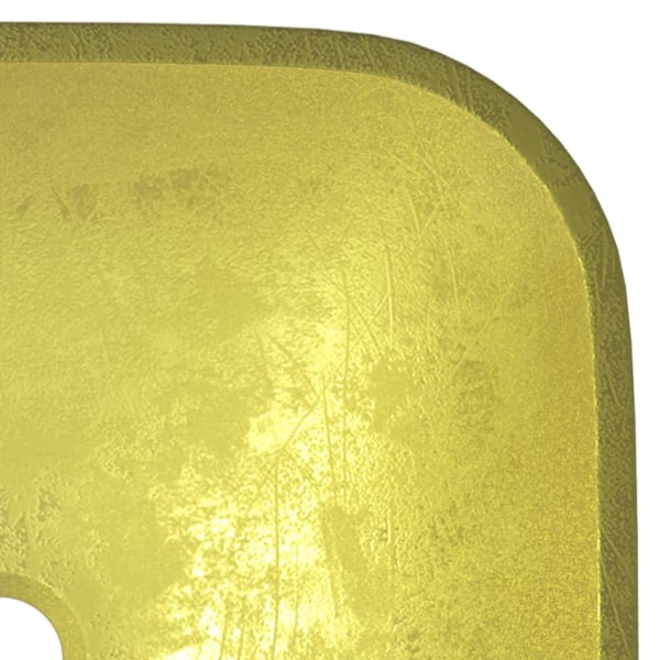 vidaXL Handfat glas 42x42x14 cm guld Guld