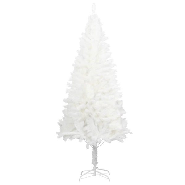vidaXL Plastgran verklighetstrogna barr vit 240 cm Vit