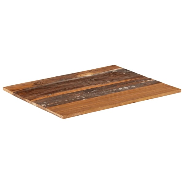 vidaXL Rektangulär bordsskiva 60x70 cm 15-16 mm massivt återvunnet trä multifärg