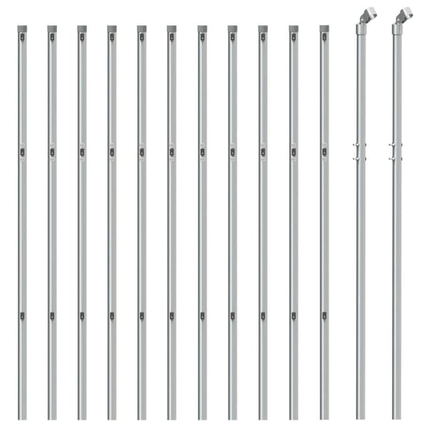 vidaXL Gunnebostängsel silver 1x25 m Silver