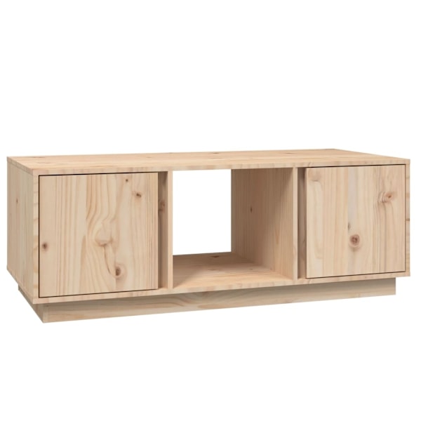 vidaXL Soffbord 110x50x40 cm massiv furu Brun