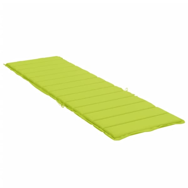 vidaXL Solsängsdynor Oxford tyg (100% polyester) Ljusgrön Grön