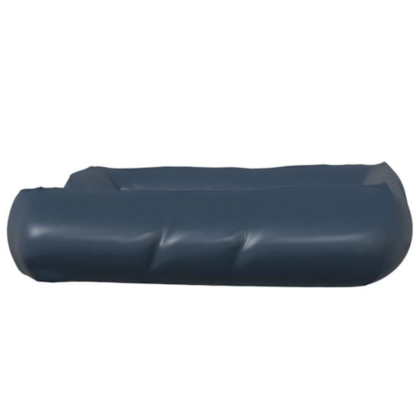 vidaXL Hundbädd mörkblå 80x68x23 cm konstläder Grå
