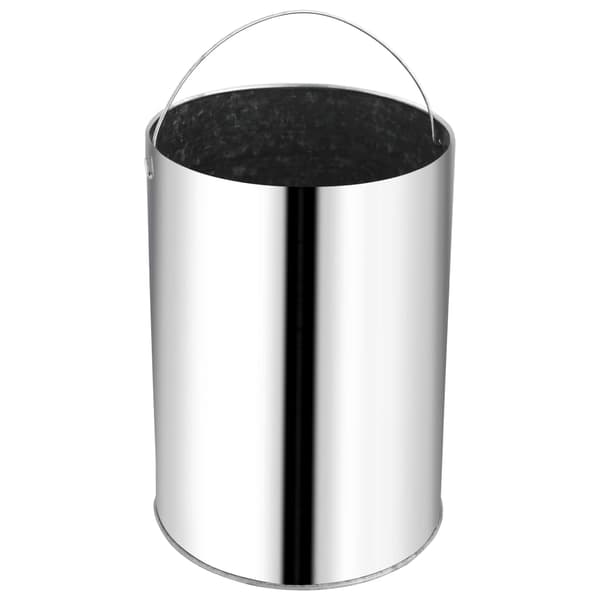 vidaXL Soptunna 32 L rostfritt stål Silver