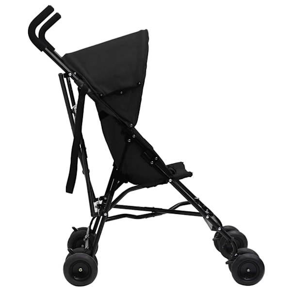 vidaXL Paraplyvagn antracit och svart stål Antracit
