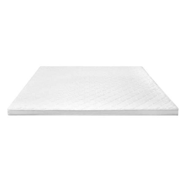vidaXL Bäddmadrass 160x200 cm kallskum äggprofil 6 cm Vit
