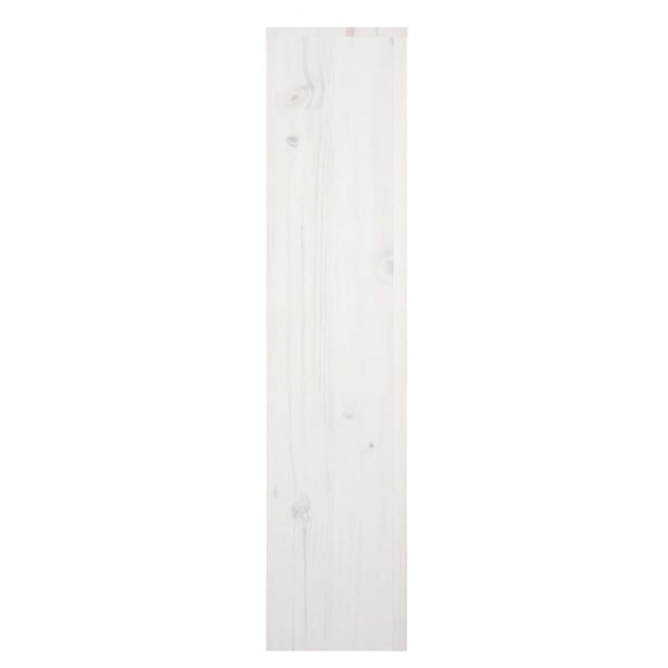 vidaXL Elementskydd vit 169x19x84 cm massiv furu Vit