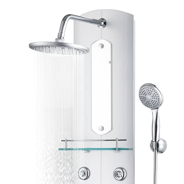 vidaXL Duschpanel 25x43x110 cm silver