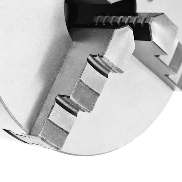 vidaXL 4-backs självjusterande svarvchuck 200 mm stål