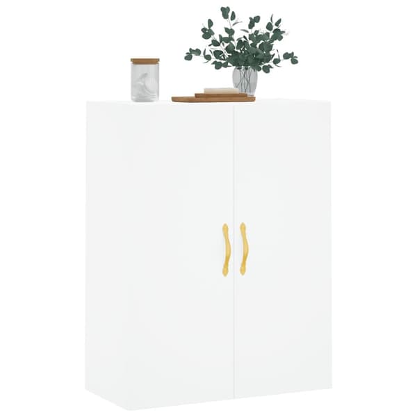 vidaXL Väggskåp vit 69,5x34x90 cm Vit
