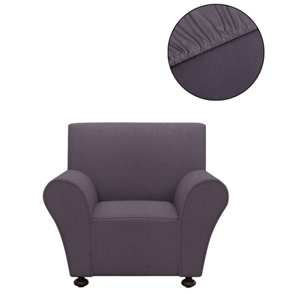 vidaXL Sofföverdrag med stretch antracit polyesterjersey Antracit