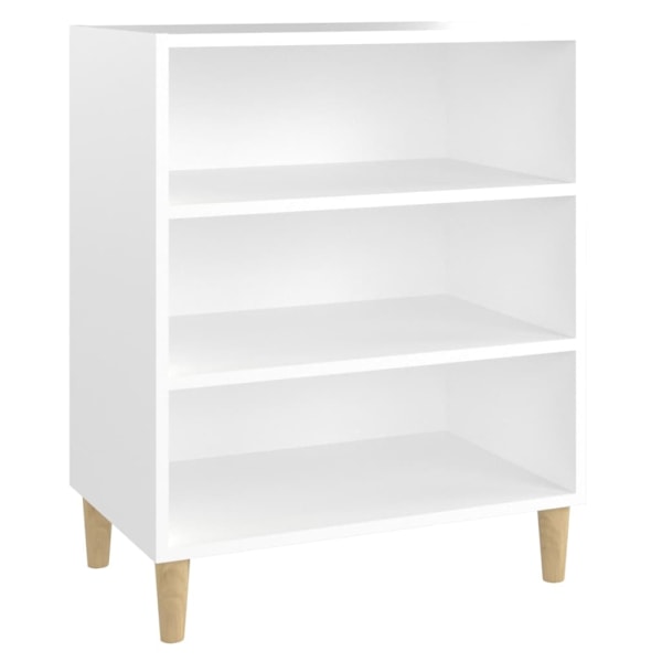 vidaXL Förvaringshylla vit 57x35x70 cm konstruerat trä Vit