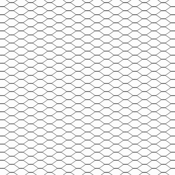 vidaXL Hexagonalt staket markfäste 100 x 1 m PVC-belagda stål Grå Mesh Grå
