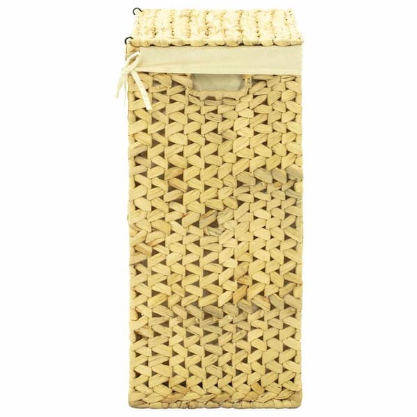 vidaXL Badrumsset 4 delar vattenhyacint Beige