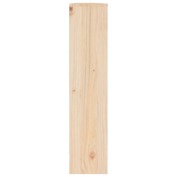 vidaXL Elementskydd 153x19x84 cm massiv furu Brun