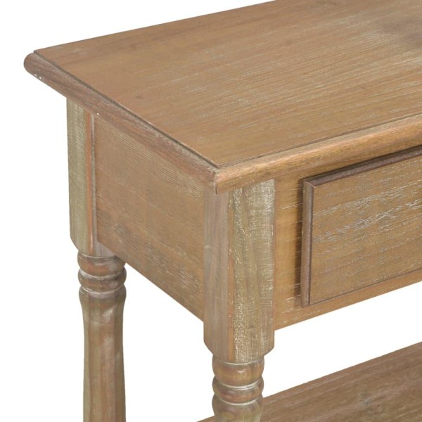 vidaXL Konsolbord 120x30x76 cm MDF Brun