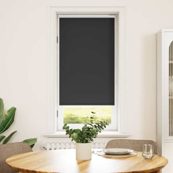 vidaXL Rullgardin mörkläggande 60x120 cm svart Svart