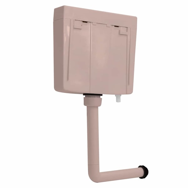 vidaXL Cistern till toalett med botten inlopp 3/6 L laxrosa Rosa