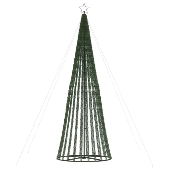 vidaXL LED julgran 688 LED blå 300 cm Blå