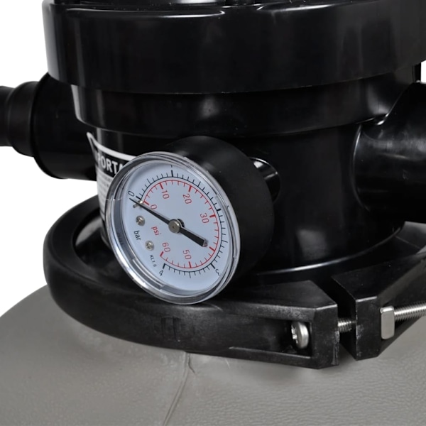 vidaXL Sandfilterpump 18000L/h Grå