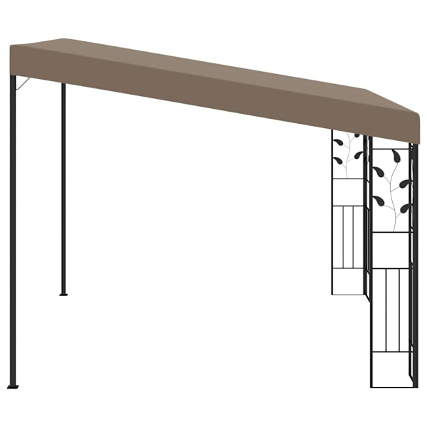 vidaXL Väggmonterad paviljong 3x3x2,5 m taupe Taupe