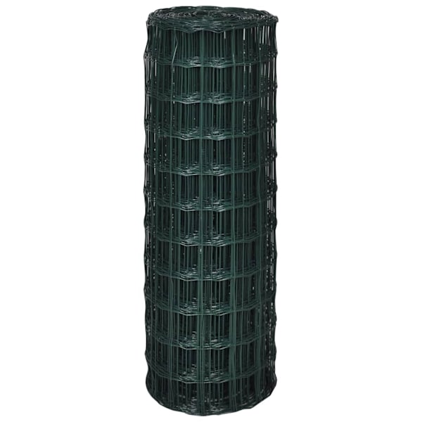 vidaXL Eurofence 25x1,2 m 76x63 mm Grön