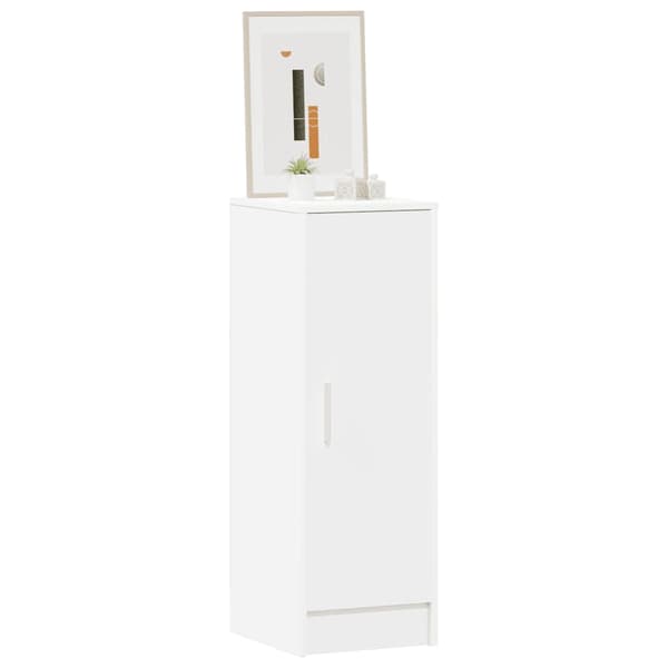 vidaXL Skoskåp 32 x 35 x 92 cm Vit Vit
