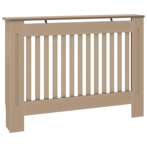 vidaXL Elementskydd 112x19x81,5 cm MDF Brun