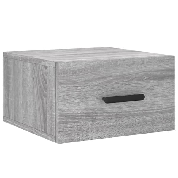 vidaXL Väggmonterade sängbord grå sonoma 35x35x20 cm Grå