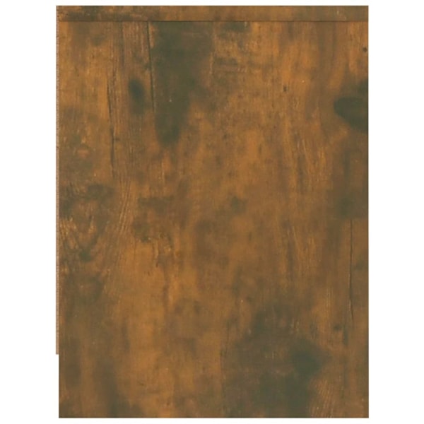 vidaXL Sängbord rökfärgad ek 40x30x40 cm konstruerat trä Brun
