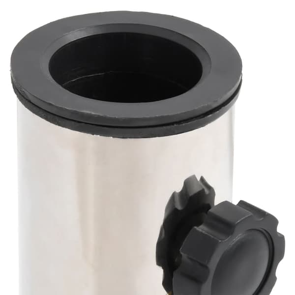 vidaXL Parasollfot för Ø38/48 mm stolpe silver rostfritt stål Silver