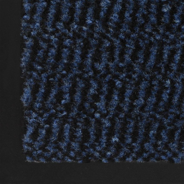 vidaXL Dörrmatta rektangulär tuftad blå 40x60 cm Blå