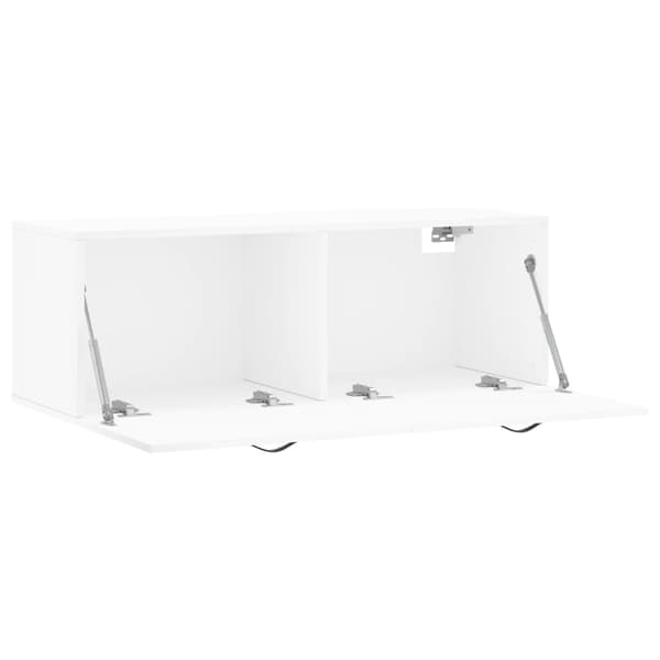 vidaXL Väggskåp vit 100x36,5x35 cm konstruerat trä Vit