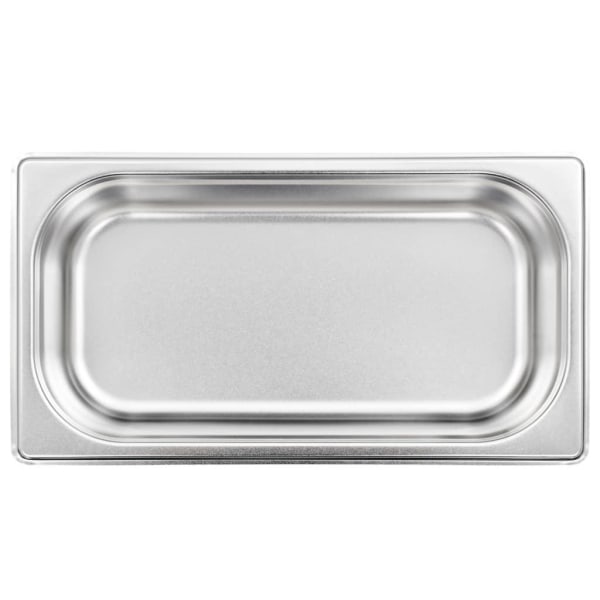 vidaXL Gastronormkantiner 8 st GN 1/3 65 mm rostfritt stål Silver