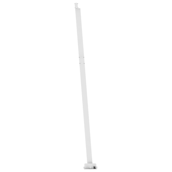 vidaXL Automatisk markis med vindsensor & LED 300x250 cm gul/vit Gul