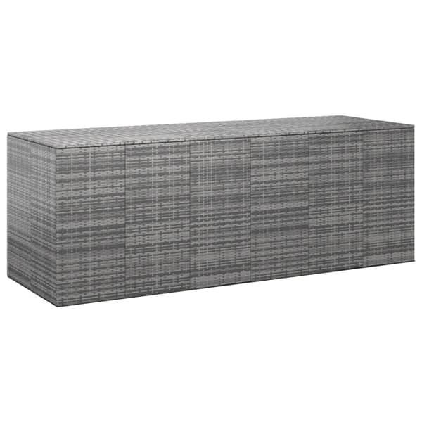 vidaXL Dynbox PE-rotting 291x100,5x104 cm grå grå