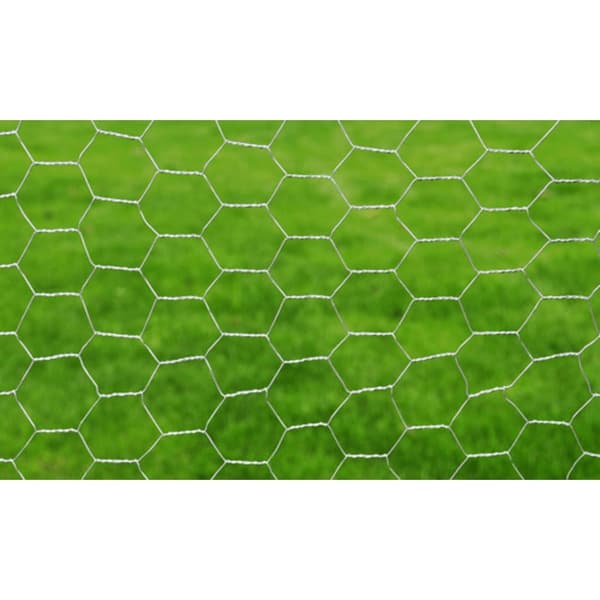 vidaXL Hönsnät galvaniserat stål 25x0,5 m silver Silver