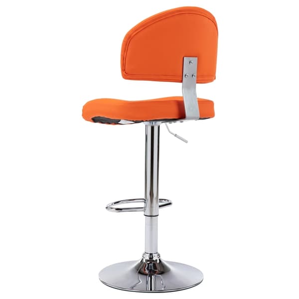 vidaXL Barstol orange konstläder Orange