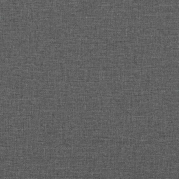 vidaXL Prydnadskuddar 2 st mörkgrå Ø15x50 cm tyg Grå