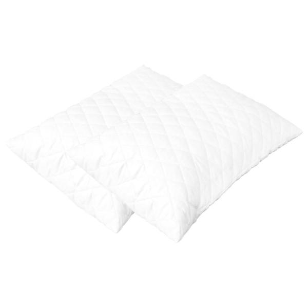 vidaXL Kudde 2 st 60x40x14 cm minnesskum Vit